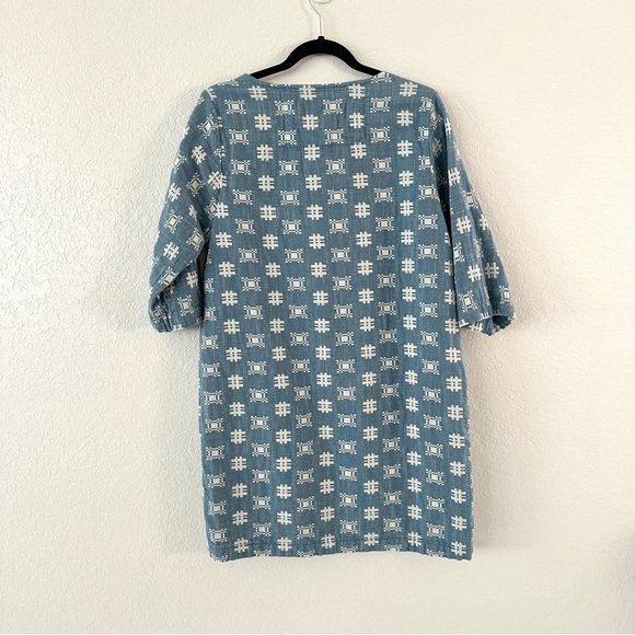 Ace & Jig Ecolier Dress in Denim Mosaic - Picture 3 of 7